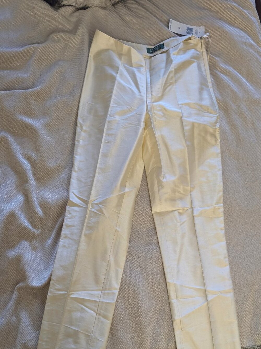 NWT Ralph Lauren Silk Pants